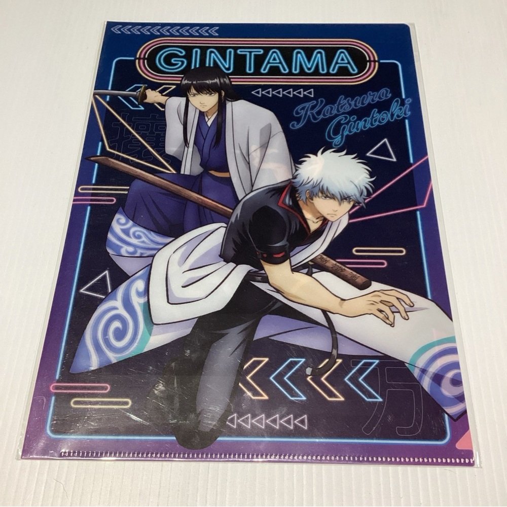 Gintama Sakamoto Takasugi Gintoki Katsura Plastic File Folder